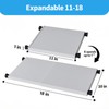 zsttion Adjustable Locker Organizer Shelf, 30LB Load-Bearing Metal Locker Shelf