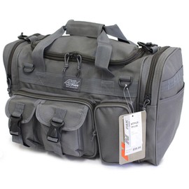 18" Tactical Duffle Military Molle Gear Shoulder Strap Range Bag TF118 GMG Gunmetal Grey