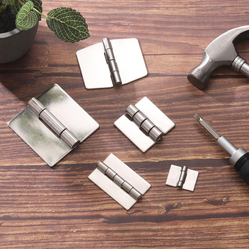 uxcell 4 Pack Heavy Duty Weldable Hinges, 1.5" x 2.36"
