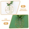 Sosoport Hydroponic Wall Vase Geometric Plant Holder Stylish Propagation Tube