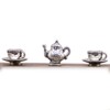 Hinge Head Silver Tea Set, Coffee, Hostess, Hinge Decorative Topper,