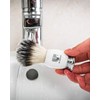 WLDOHO Vegan Shaving Brush with Wooden Handle Made of High-Quality