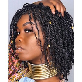 ZRQ 12 Inch Micro Twist Crochet Hair Bob Crochet Braids Pre looped 9 pcs Mini Passion Twist Mini Senegalese Twist Crochet Hair Pre-looped Hair Micro Braids Crochet Hair Extensions Crochet Braids