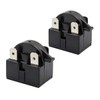2 PCS QP2-4.7 Start Relay Refrigerator PTC Ohm 3 Pin