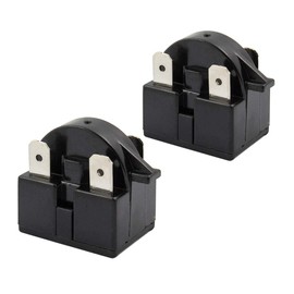 2 PCS QP2-4.7 Start Relay Refrigerator PTC Ohm 3 Pin For Vissani Danby EdgeStar Summit Haier Igloo etc Compressor