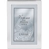 Lawrence Frames Brushed Silver 4 by 6 Metal Picture Frame