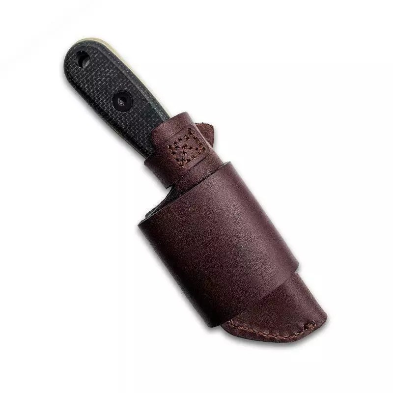 Custom Leather Scout Carry Sheath For Esee Izula Fixed Blade