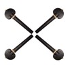 4Pcs Cello Tuning Pegs Smooth Fine Adjustment Ebony Wood Orchestral