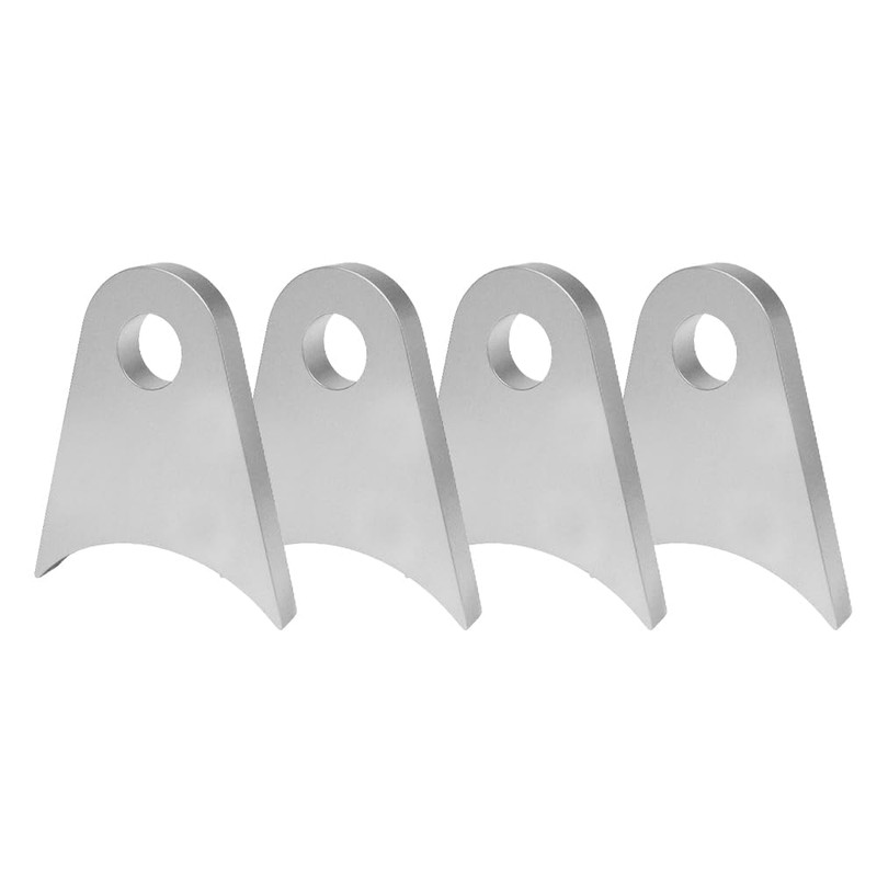 Weld-On Tabs Steel Shock Mount Brackets 2-11/16"x2-4/9"x1/4" 4-Pack