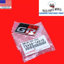 Toyota GENUINE OEM TOYOTA 2020-2024 SUPRA REAR TRUNK GR SPORT RACING EMBLEM 75430-WAA01