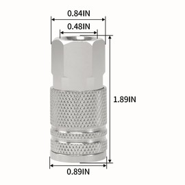 ChillWaves 1/4-Inch Female Industrial Coupler,1/4" NPT Female 4-Ball Quick Connect Air Coupler Air Hose Fittings(12-PACK)