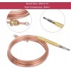 Replacement Thermocouple 24 Universal Gas Fireplace Replacement Thermocouple Stove Kit