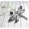 Dragonfly Rear View Mirror Car Charm - Crystal Sun Catcher