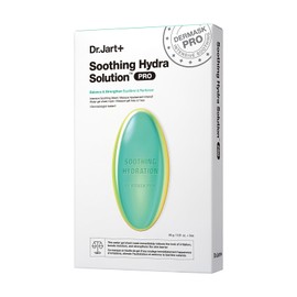 Dr. Jart+ Dermask, S, Hydra Solution Pro, 1 Sheet x 5 Bags, Moisturizing, Soothing, Drying, Texture, Glossy, Uniform Skin, Fluctuating Skin, Hyaluronic Acid, Pack, Sheet Mask, Korean Cosmetics, Derma