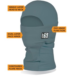 BLACKSTRAP Kids' Dual Layer Tube Versatile Neck Warmer Ski Mask, Keeps Kids Comfortable and Warm, [Splatcam Navy]