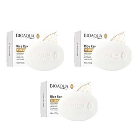 3 Pack Jabón de Arroz, Jabón Blanqueador Hidratante. Blanquea, aclara e hidrata la piel. Elimina manchas 3 Unidades de 100g