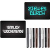 M&M Smartek Aluminium Tubes & "Finally Weekend & Pull It Through" Cards Snuff Snorter Sniffer Snuffer for Snuff Set (Version 10)