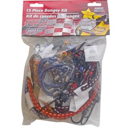 Erickson 06620 Multiple Length Bungey Cord Assortment, (Pack of 15)
