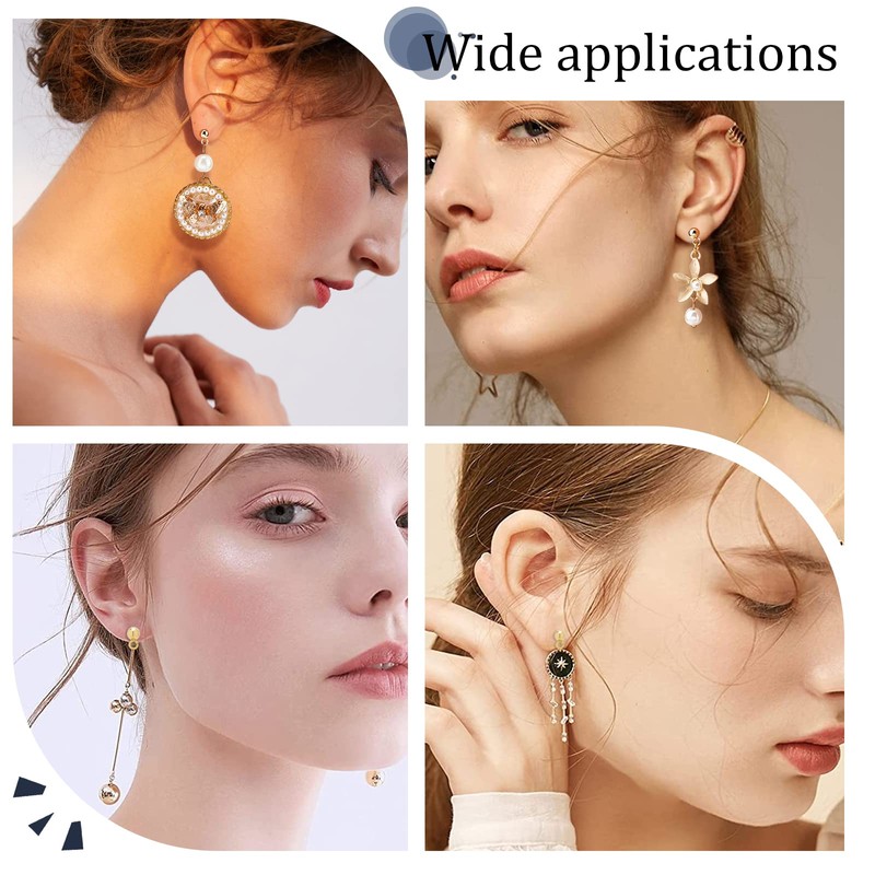 Beebeecraft 100Pcs 4mm Ball Earring Studs for Jewellery Making