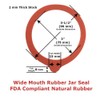 Viceroy Rubber & Plastics Rubber Rings For Wide Mouth Canning