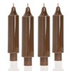 MAITREYA Candlesticks Short Taper Candle Dripless Dinner Candle for Wedding