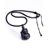 Lightock Obsidian Fox Necklace Pendant for Women Healing Energy Crystal