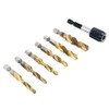 IMCCZONY Titanium Combination Drill Tap Bit Set 13PCS SAE and
