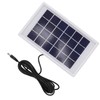 3W 6V Solar Panel High Conversion Efficiency Semi Flexible Polycrystalline