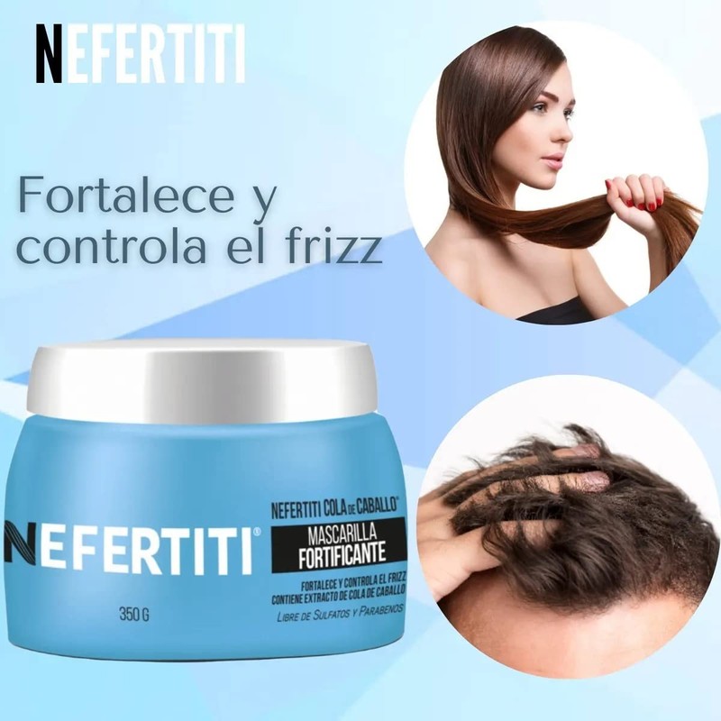 NEFERTITI MASCARILLA COLA DE CABALLO FORTIFICANTE 350 GR