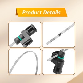 SYudwen 31086-JA00A Transmission Oil Level Dipstick, CVT Oil Level Gauge Tool, Compatible with 2007-2024 Altima, 2013-2024 Rogue, 2006-2024 Murano, 2006-2024 Maxima (1pcs)