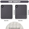 3Pcs Sofa Armrest Headrest Covers Set, Anti-Slip Armchair Protectors