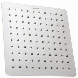 DANNA DASQ08 Square 8 Inch Stainless Steel High Pressure Rainfall Shower Head, Ultra Thin Waterfall Showerhead with Polish Chrome Finish