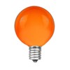 Novelty Lights 25 Pack G40 Orange Outdoor Incandescent Replacement Globe