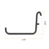 sourcing map 2pcs L Style Pegboard Hooks 3.75" L Shape