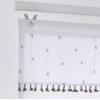 Roman Blind No Drilling Eyelet Blind White Honey Embroidery Bee