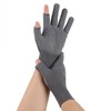 Compression Arthritis Gloves with Anti-Grip Dots, Fingerless Design for Touchscreen