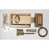 Kaba Ilco Auxiliary Lock, Jimmyproof, Bronze