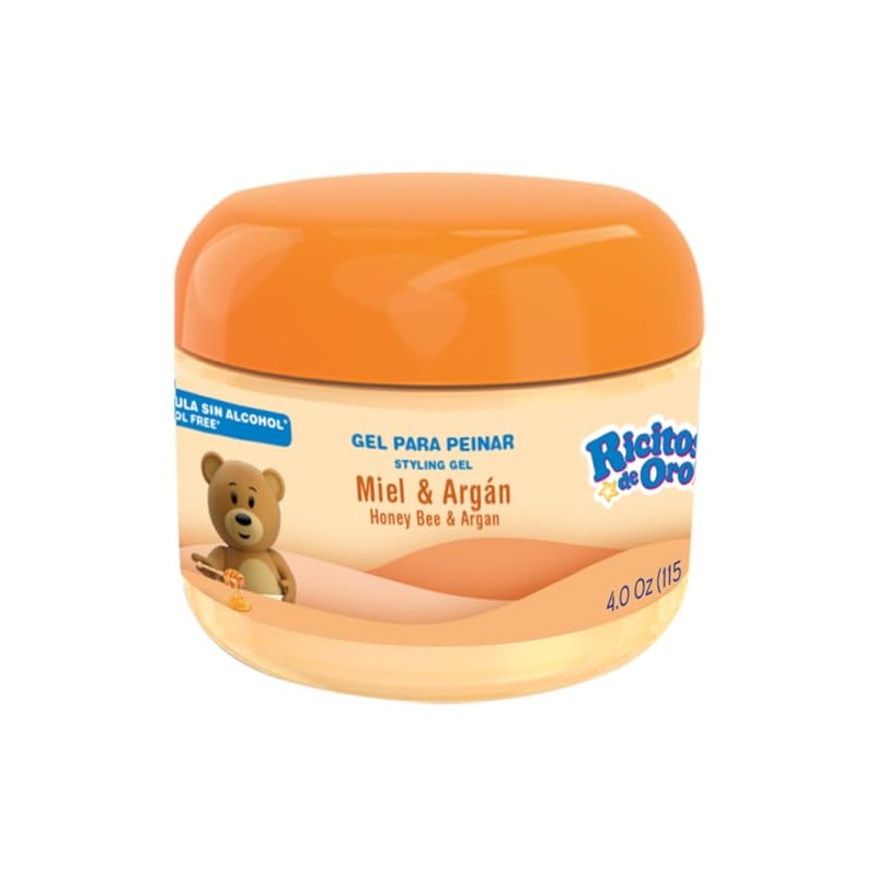 Ricitos de Oro Gel Miel y Argán, 115 Gram