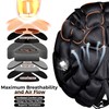 COOLOMG Thick Padding Soft Shell Flag Football Helmet 7v7 Rugby
