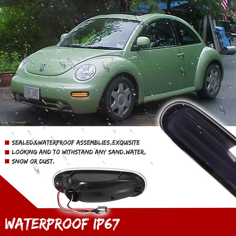 MODIPIM Smoke Switchback LED Turn Signal Light Kit For 1998-2005