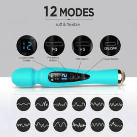 Cordless Handheld Massager (Blue)