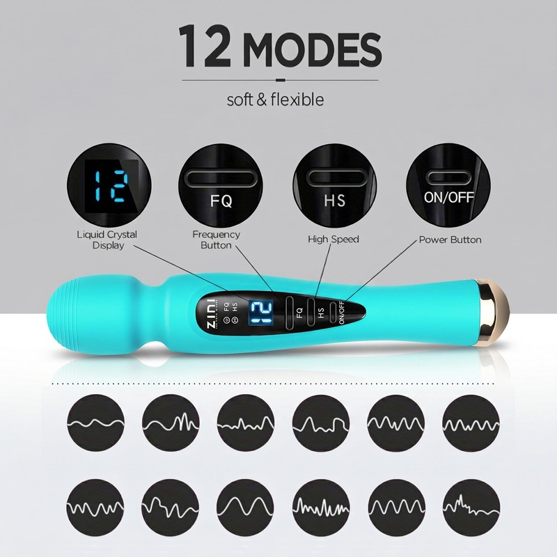 Cordless Handheld Massager (Blue)