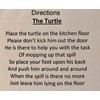Kitchen Turtle Floor Mop Handmade in America for Small Kitchen