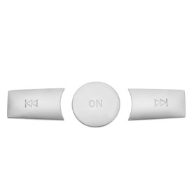 SG Store Pack of 3 Car Multimedia Radio Button Stickers with ON Button, Back Button Compatible with Benz B-Class W246 C-Class W204 E-Class W212 G-Class