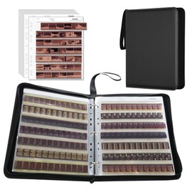 YCCLDIPL 50-Pack 35mm Film Negative Storage Sleeves with Binder Box, Acid-Free Protector Pages for 135/35mm Film Negatives, Durable Archival Film Organizer Kit