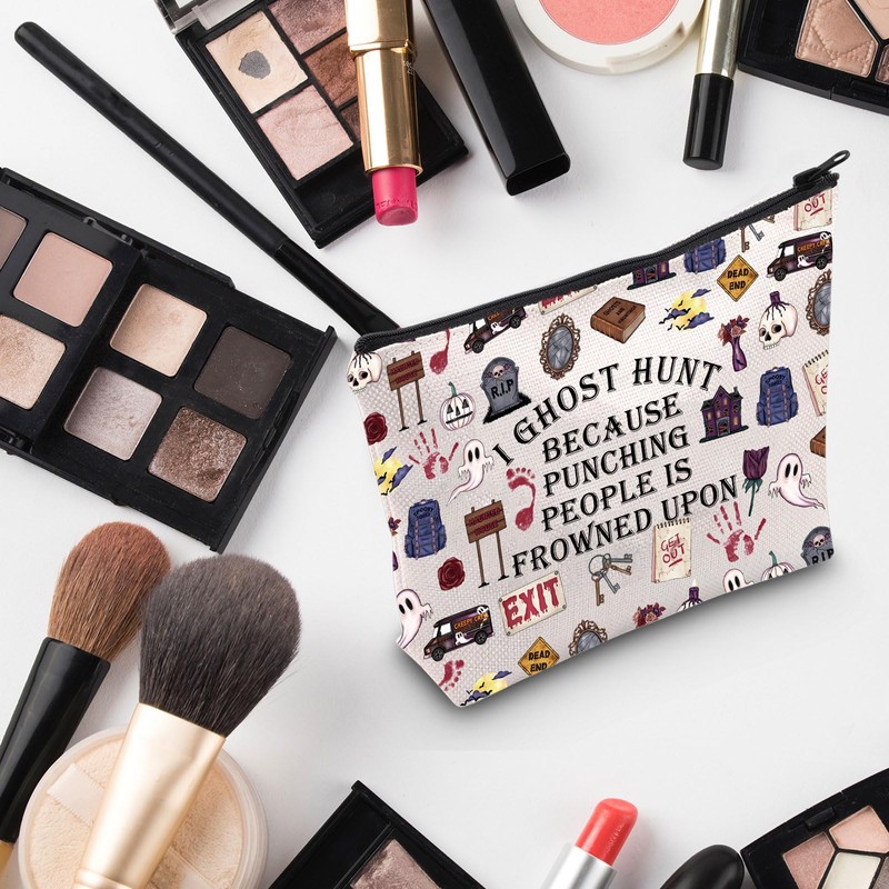 PYOUL Ghosts Hunting Gift I Ghost Hunt Makeup Bag Ghost