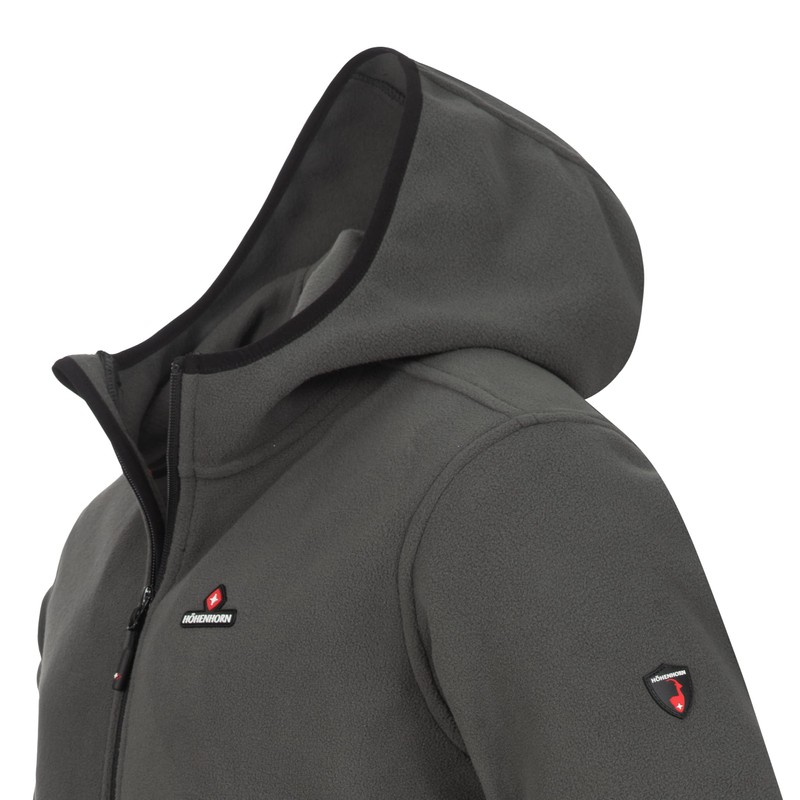 Höhenhorn Badus Men's Fleece Jacket with Full Zip for Outdoors