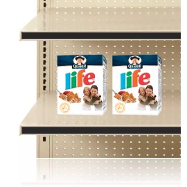 Unbranded Black Decorative Gondola Shelving Price Channel Molding Insert Strips-48" -100pc