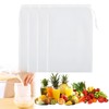 Daryunk 4Pcs Reusable Cheese Cloths for Straining, Nut Milk Bag,