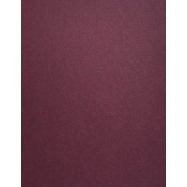 Cardstock Warehouse Colorplan Claret Burgundy - 8.5 x 11" - 100 Lb. / 270 Gsm Matte Premium Cardstock Paper - 25 Sheets